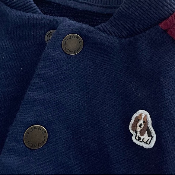 Janie & Jack 2 Piece Sweatsuit Jacket & Joggers Size 6-12mo - Picture 2 of 6